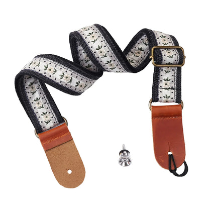 Ukulele Bohemian Style Knitting Cotton Belt - Adjustable