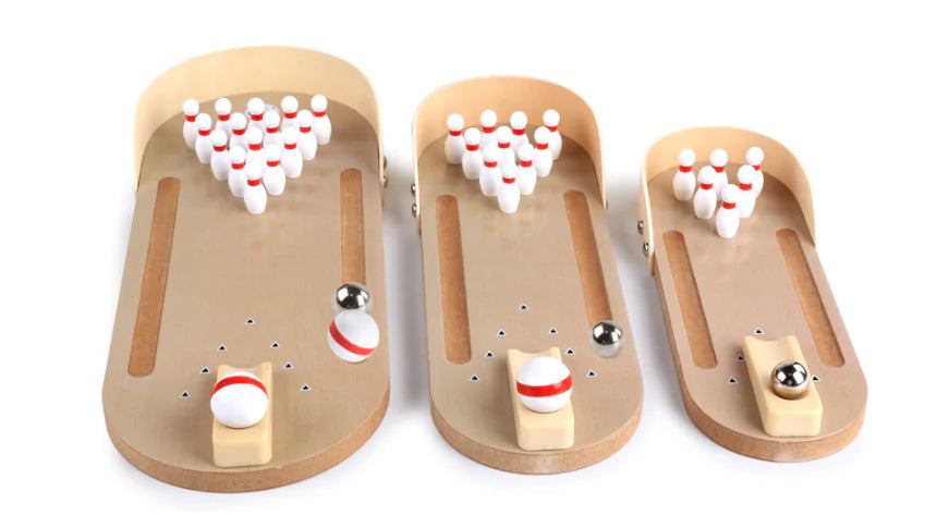 Compact Wooden Desk Game Combo