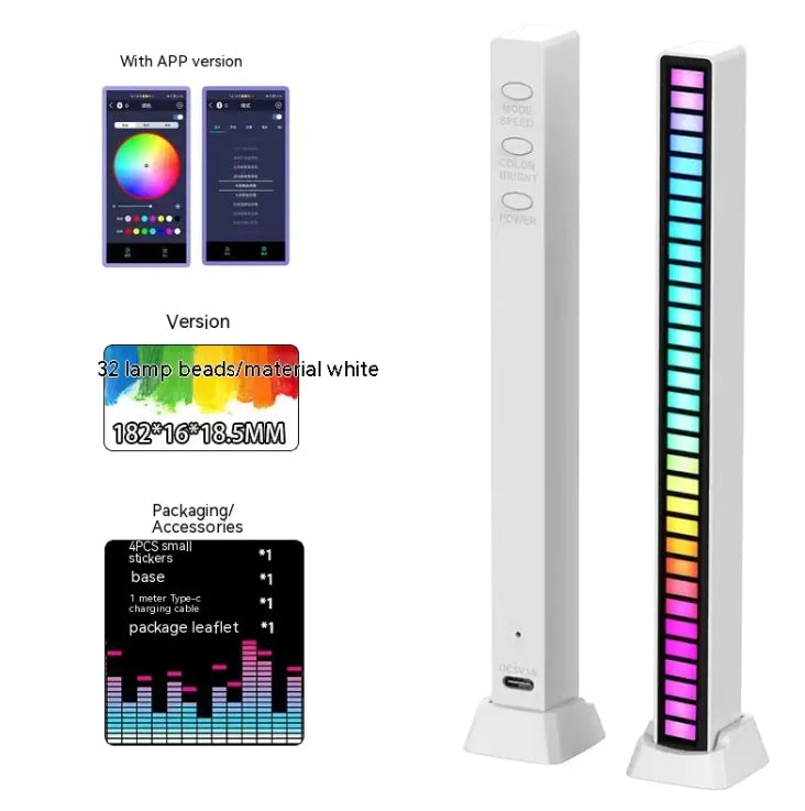 Dual-Sided RGB Sound Reactive Lamp