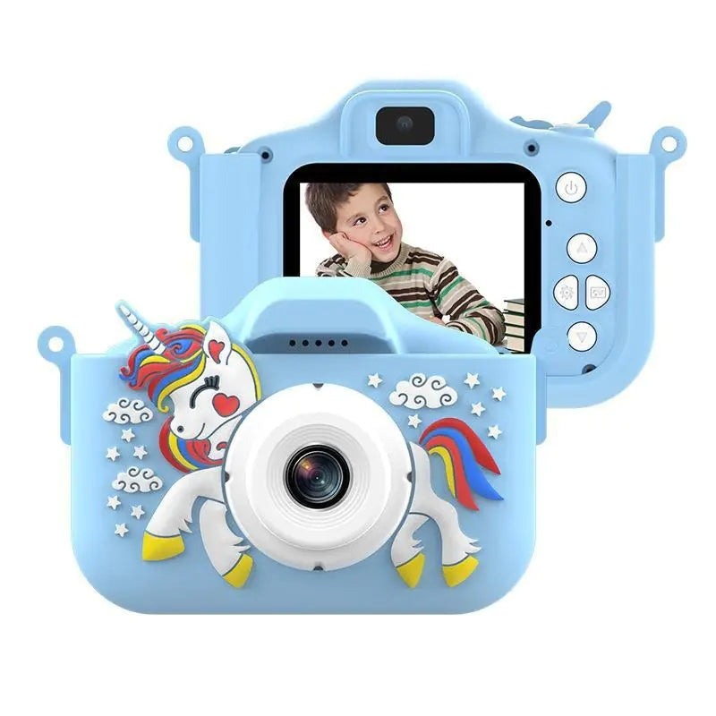 X5S Kids Camera - HD Cartoon Mini DSLR with Dual Lens