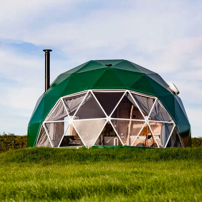Geodesic Dome Manor Greenhouse Tent, Glamping Round Tent , Starry Sky Luxury Hotel Dome
