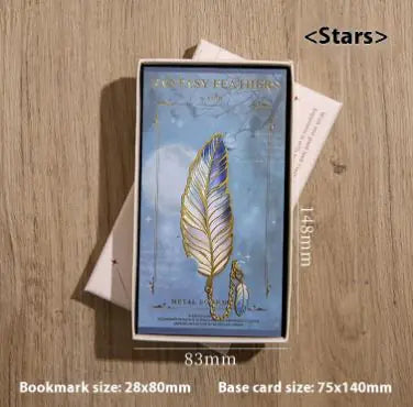 Classic Metal  Feather Bookmark – Elegant Reader's Gift