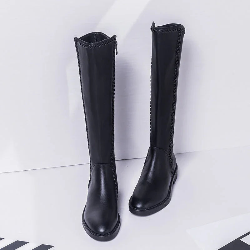 Autumn And Winter New Riding Boots Women's British Style