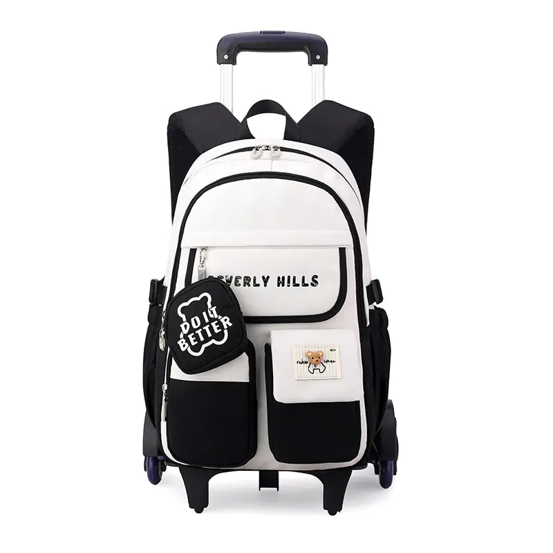 Nature Fish Student Roller Backpack