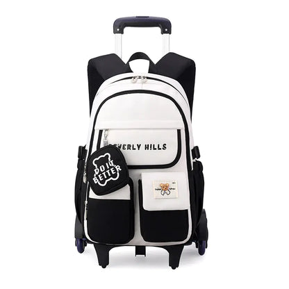 Nature Fish Student Roller Backpack