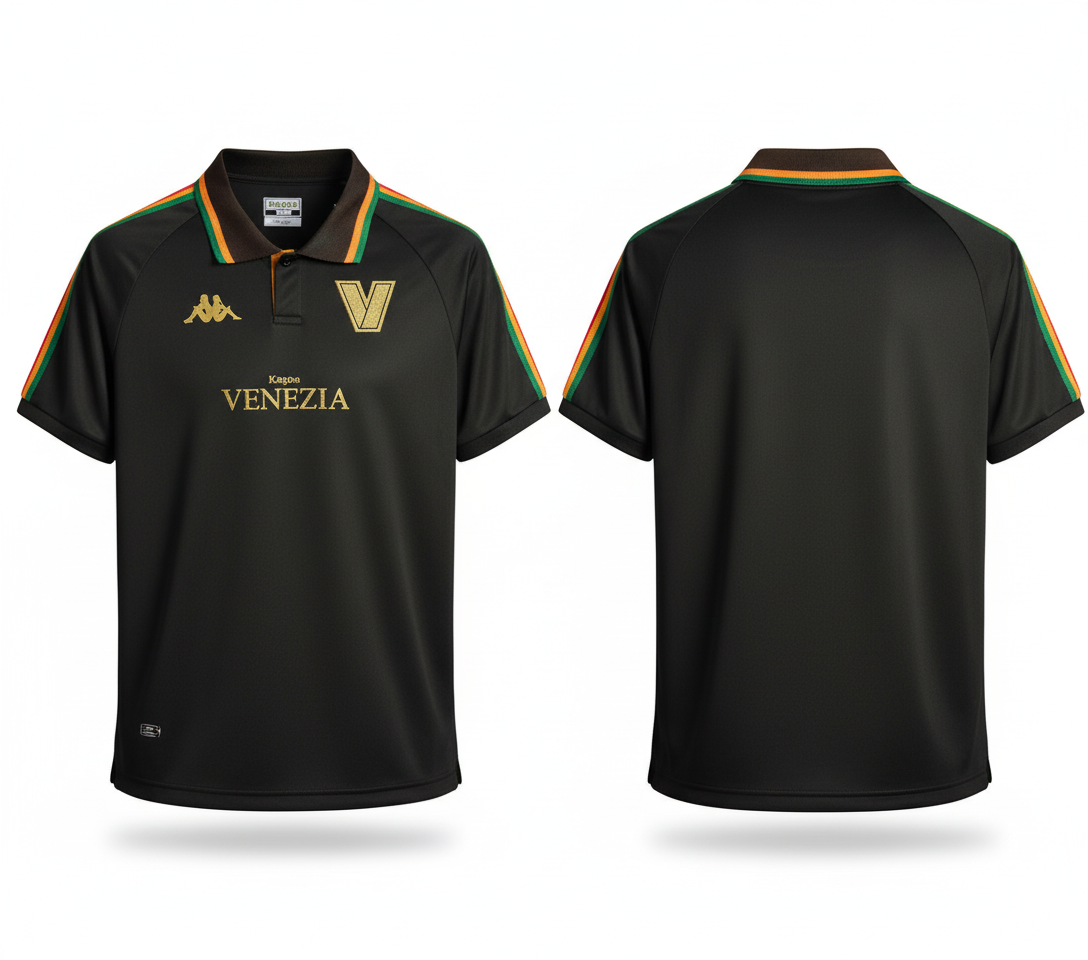 Venezia Home 22/23 Jersey - Black