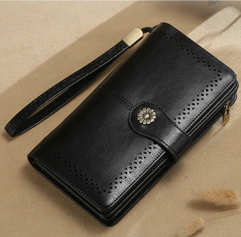 Soft Leather Long Wallet for Ladies