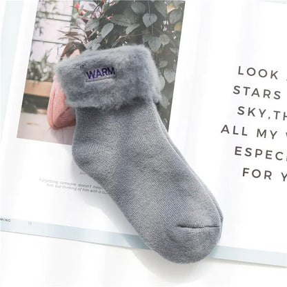 Kids' Cozy Velvet Winter Socks
