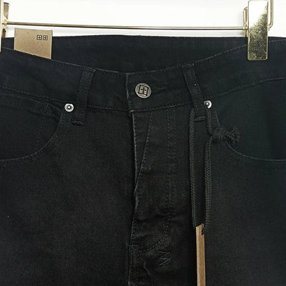 Black Embroidered Trousers