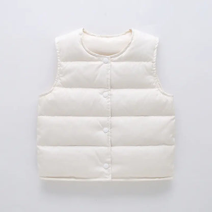 Kids' Lightweight Down Vest for Boys and Girls