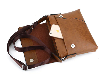 PU Leather Horizontal Casual Bag