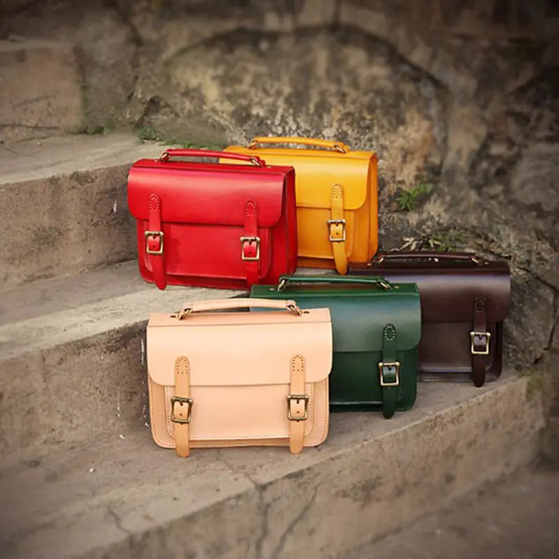 Handcrafted Leather Cambridge Shoulder Bag for Women