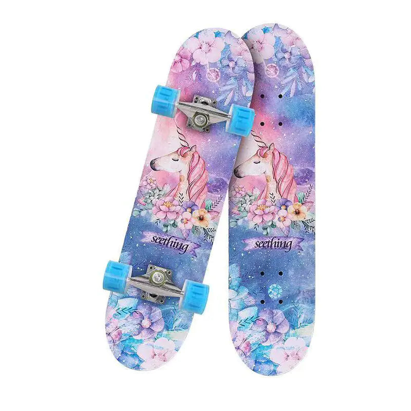 80cm Flashy Wheel Kids Skateboard