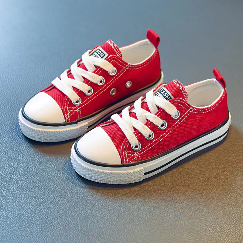 Kids' Canvas Low Top Sneakers ShoesS