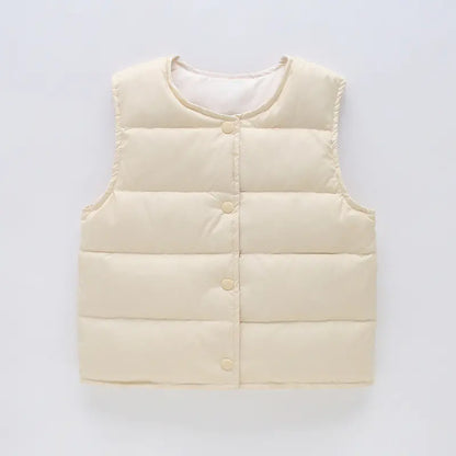 Kids' Lightweight Down Vest for Boys and Girls