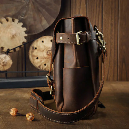 Vintage Genuine Leather Cambridge Tote Shoulder Bag