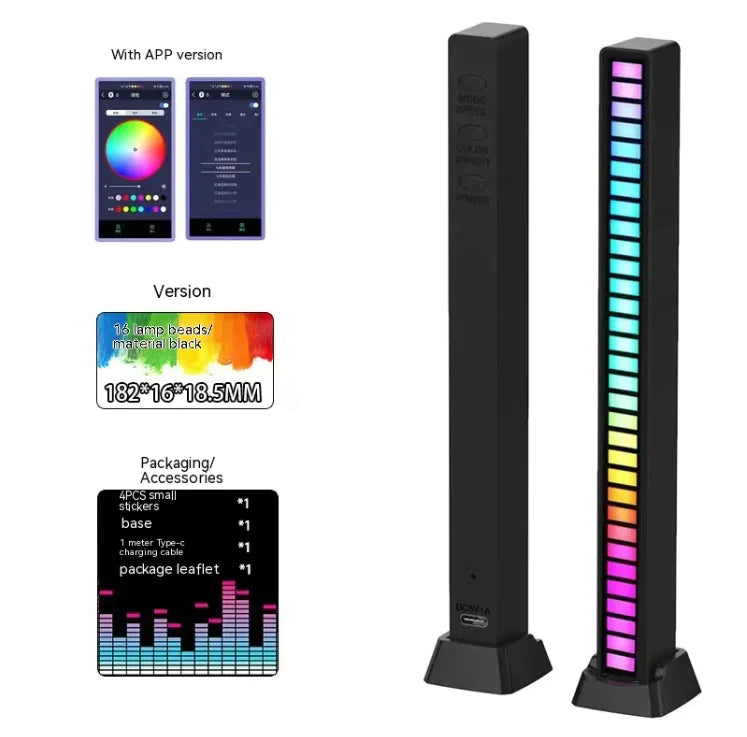 Dual-Sided RGB Sound Reactive Lamp