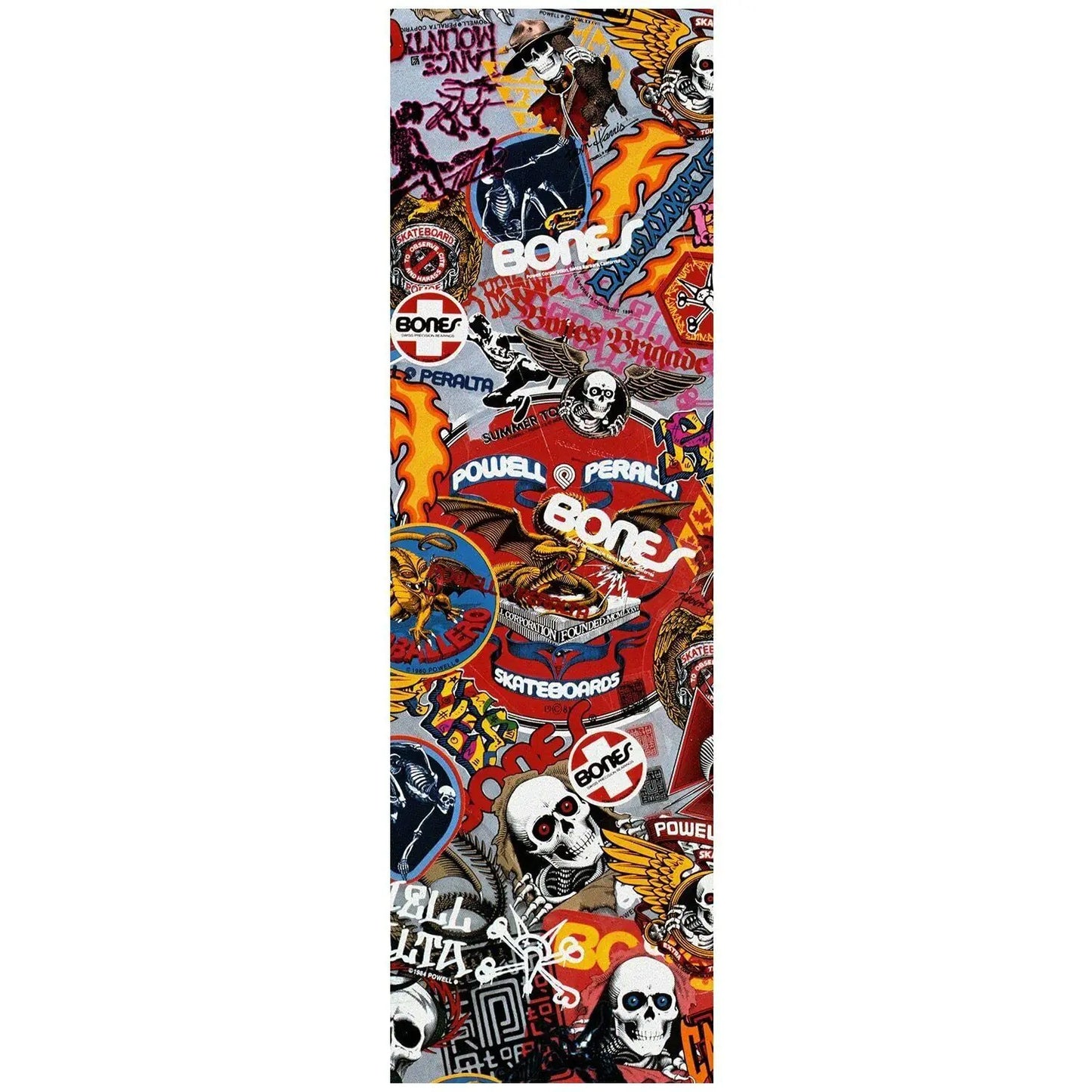 Powell Peralta Ripper White Skateboard Griptape 10.5"x33"