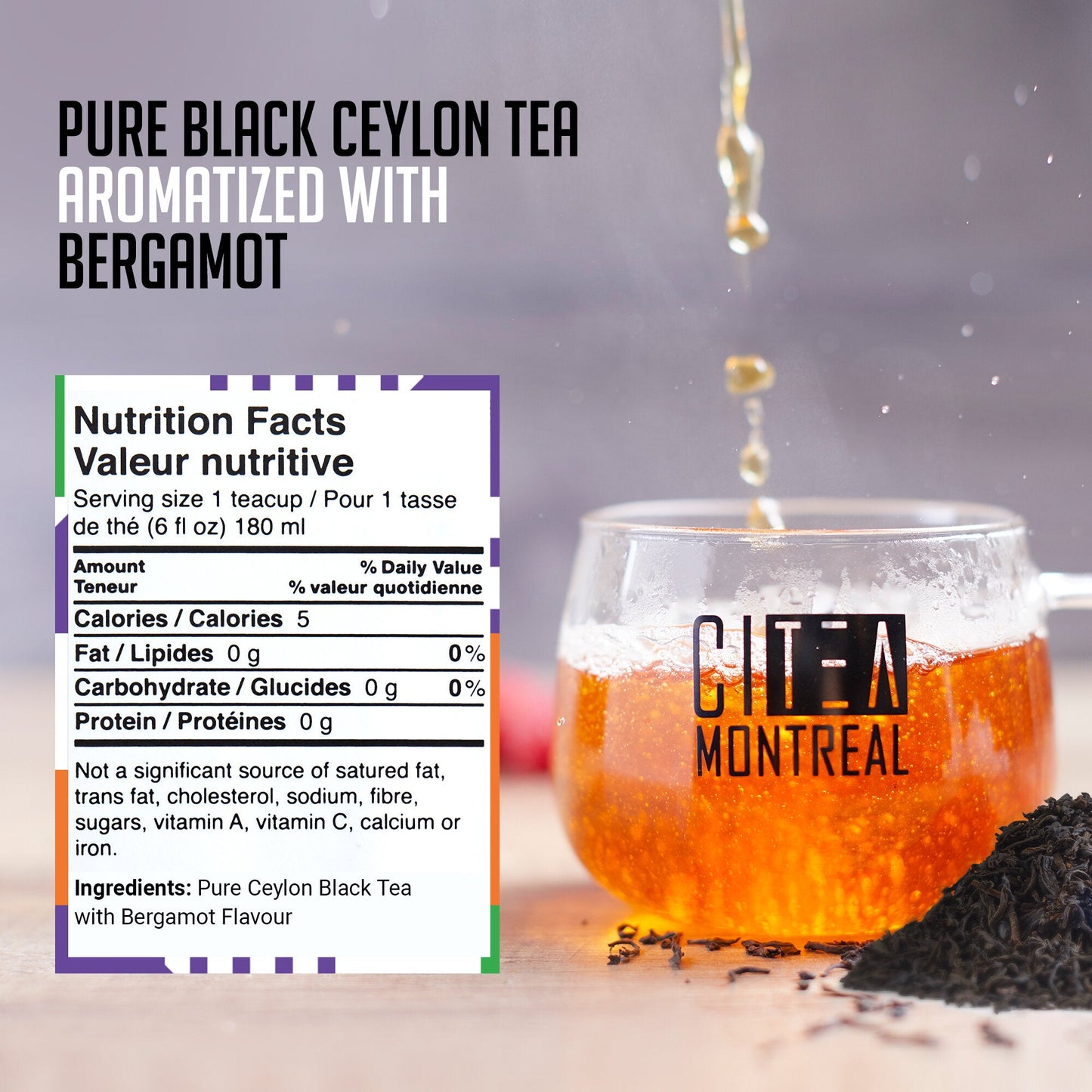 Earl Grey Loose Leaf Tea with Teaball - 100g