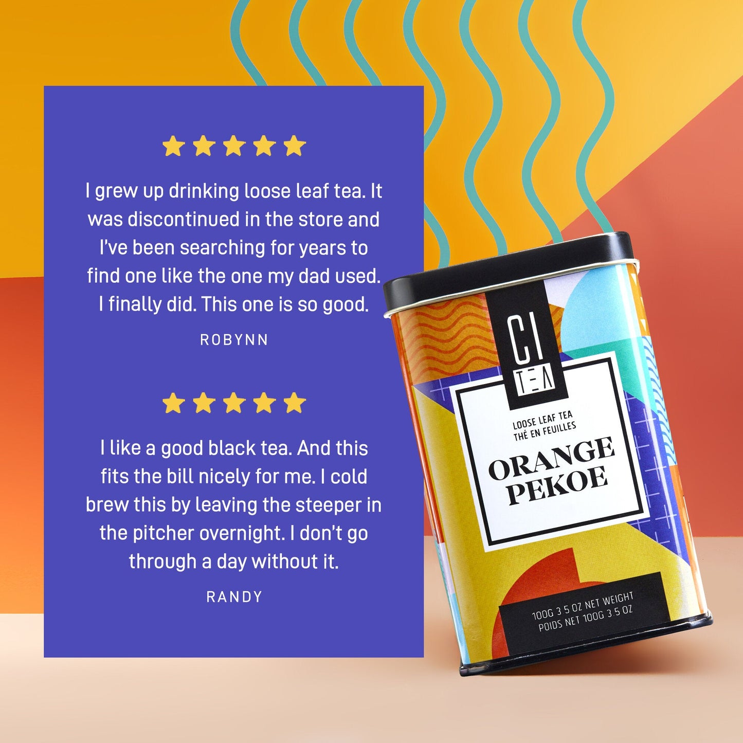 Orange Pekoe Loose Leaf Tea with Teaball