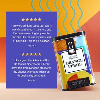 Orange Pekoe Loose Leaf Tea with Teaball