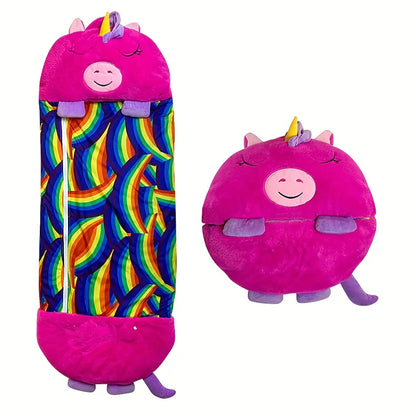 Soft Sleeping Bag for Kids & Toddlers with Roll-Up Design