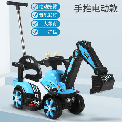 Electric Excavator Toy for Kids Aged 1-3 Years