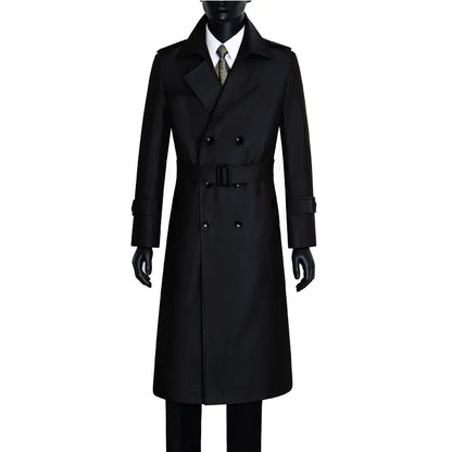 Men's Trendy Color Change Over The Knee Coat