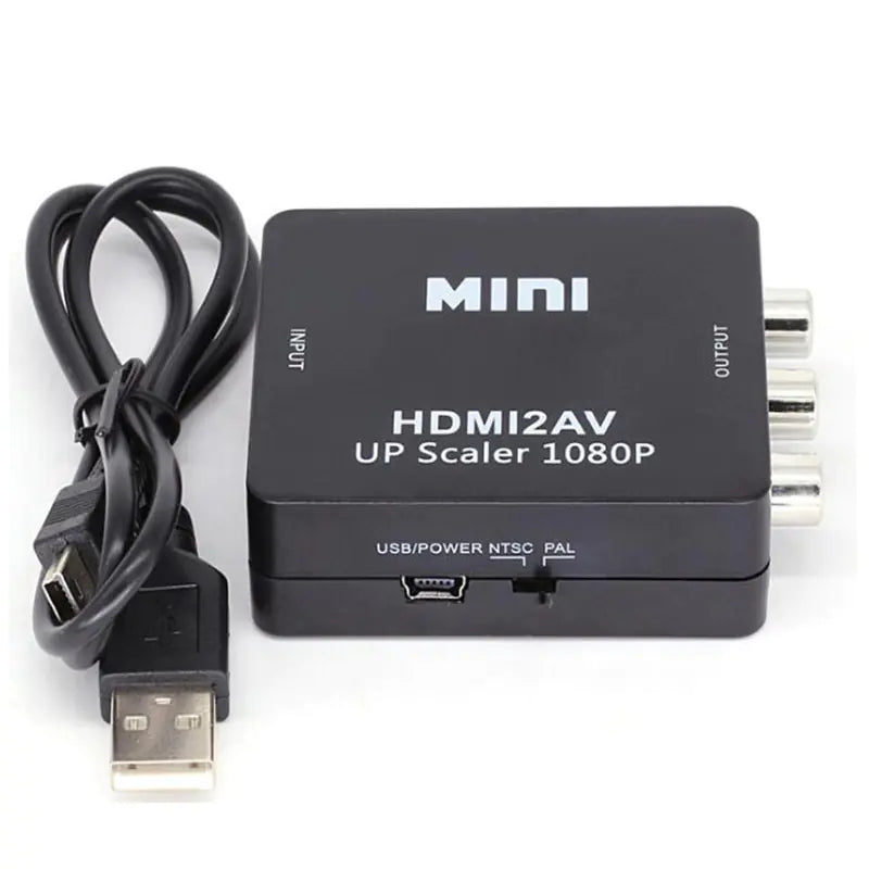 RCA to HDMI 1080P Video Audio Converter Adapter