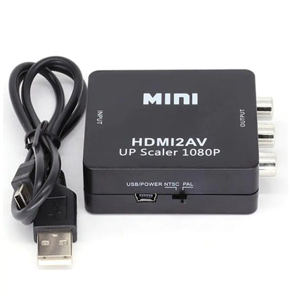 RCA to HDMI 1080P Video Audio Converter Adapter