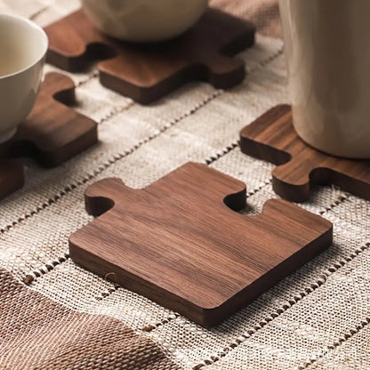 Black Walnut Puzzle Coaster