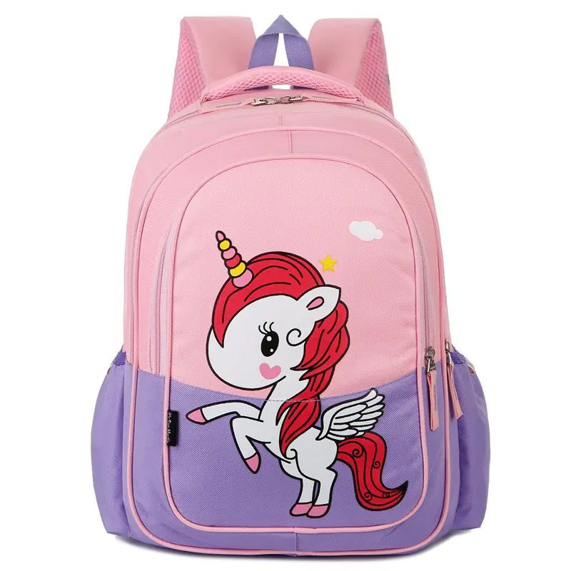 Cross-Border Kids Backpack for Ages 3-7 (Cartoon Design)