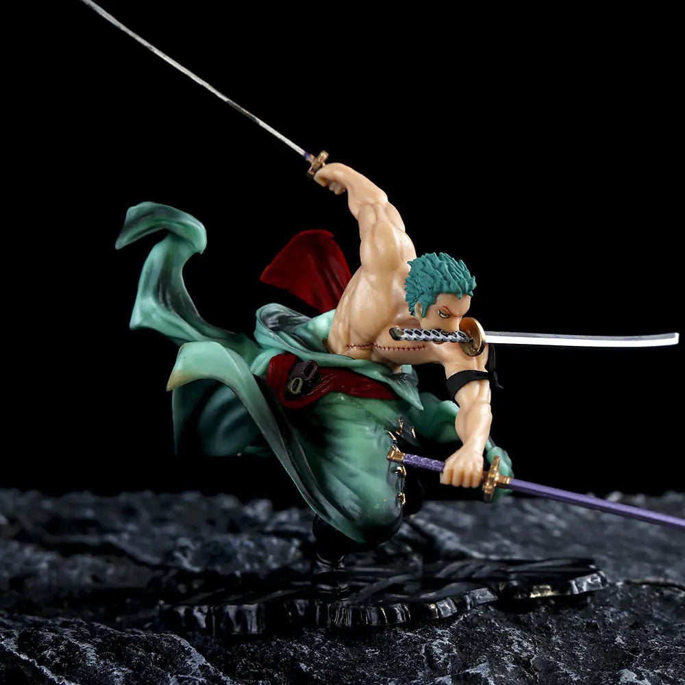 One Piece Zoro Three Sword Style Model Figure