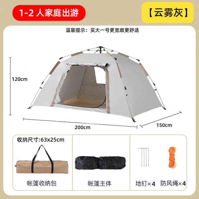 Winter Camping Tent for 5-8 People, Waterproof Set