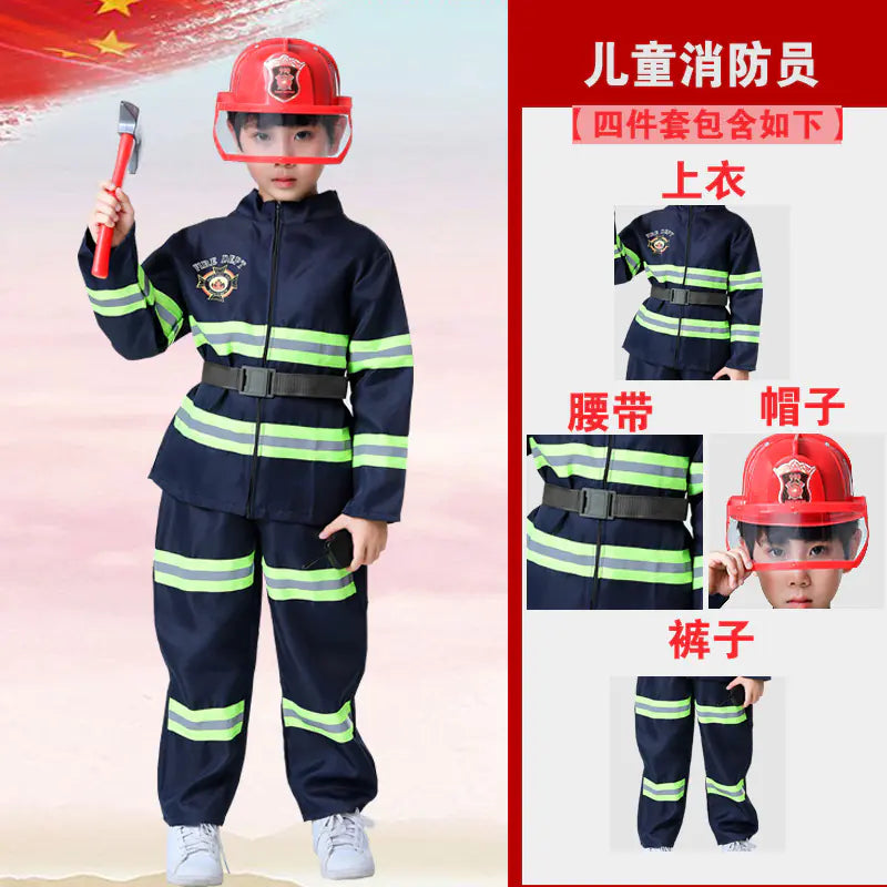 Firefighter Hero Costume for Kids