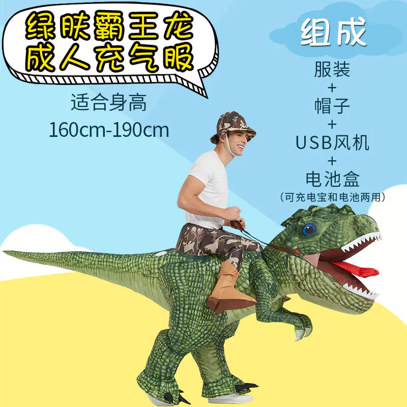 Inflatable Dinosaur Costume for Kids and Adults