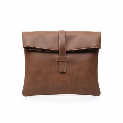 Vertical Leather Business Leisure Bag