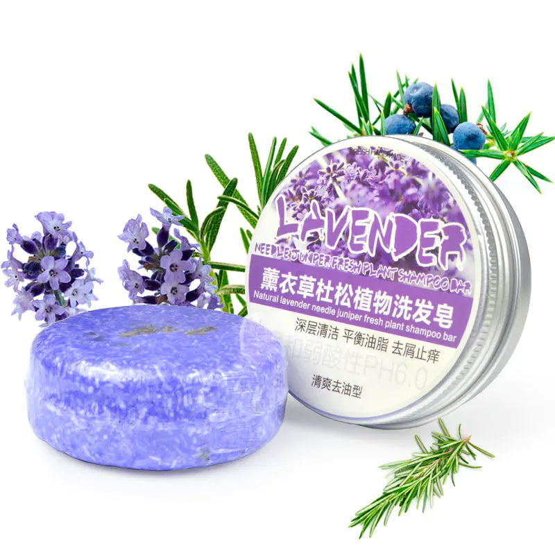 Lavender Handmade Shampoo Soap Bar for Moisture Control