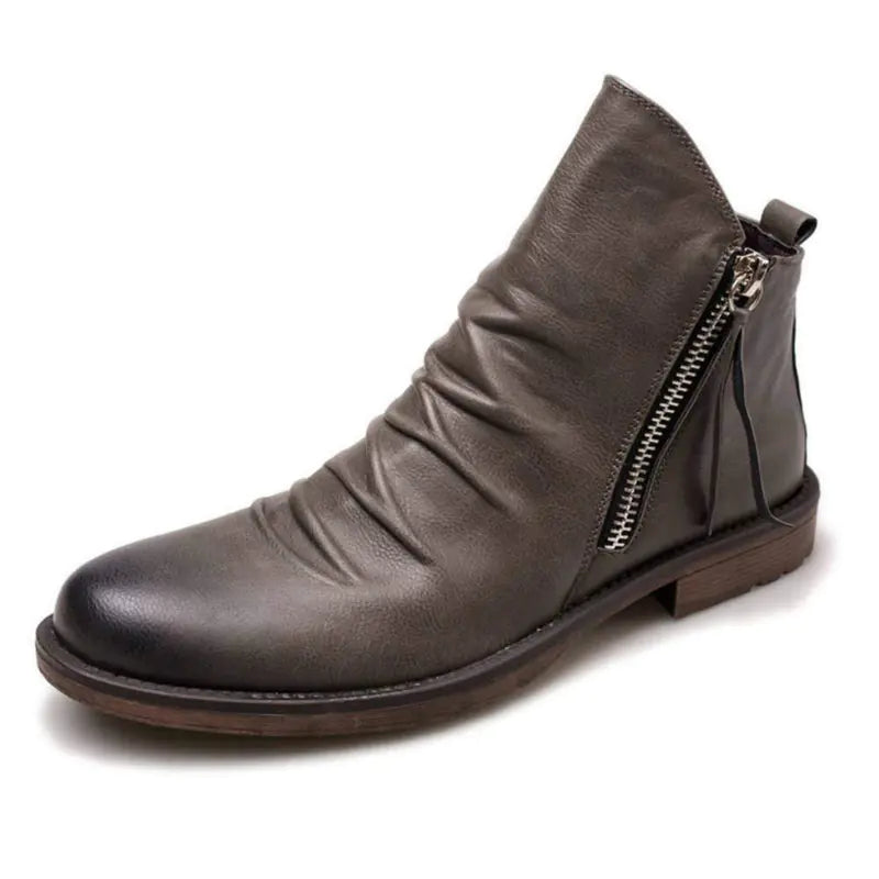 Men's Casual Leather Chelsea Boots