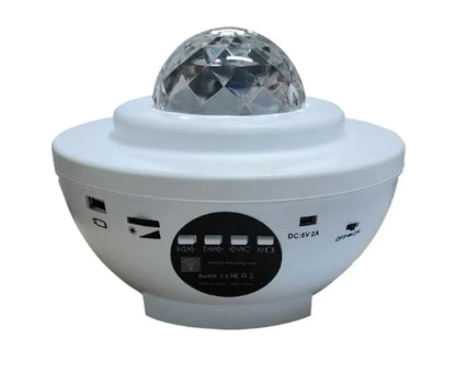 Bluetooth Music Laser Projector Night Light | Multi-Color with Remote