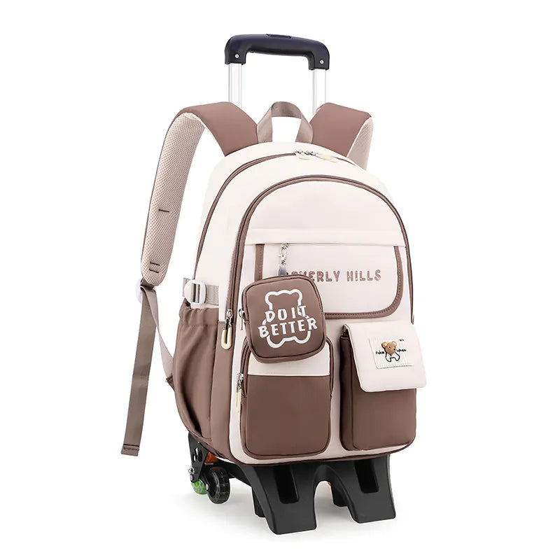 Nature Fish Student Roller Backpack