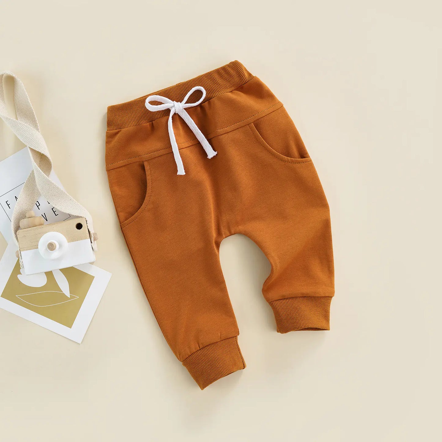 Three-Color Rope Trousers for Kids