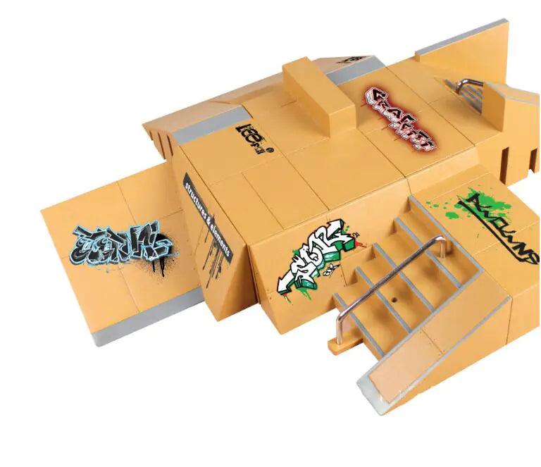 Alloy Mini Skateboard Park Kit