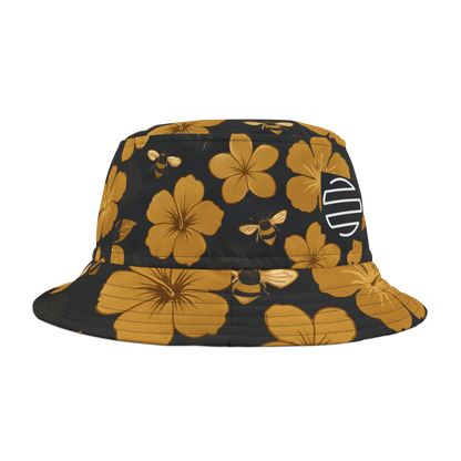 Humbly FloralBee Bucket Hat - Black