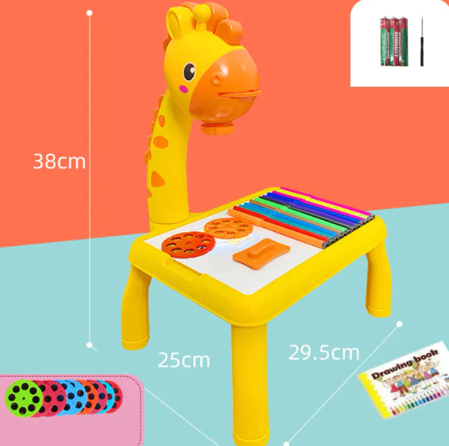 LED Projector Drawing Table for Kids