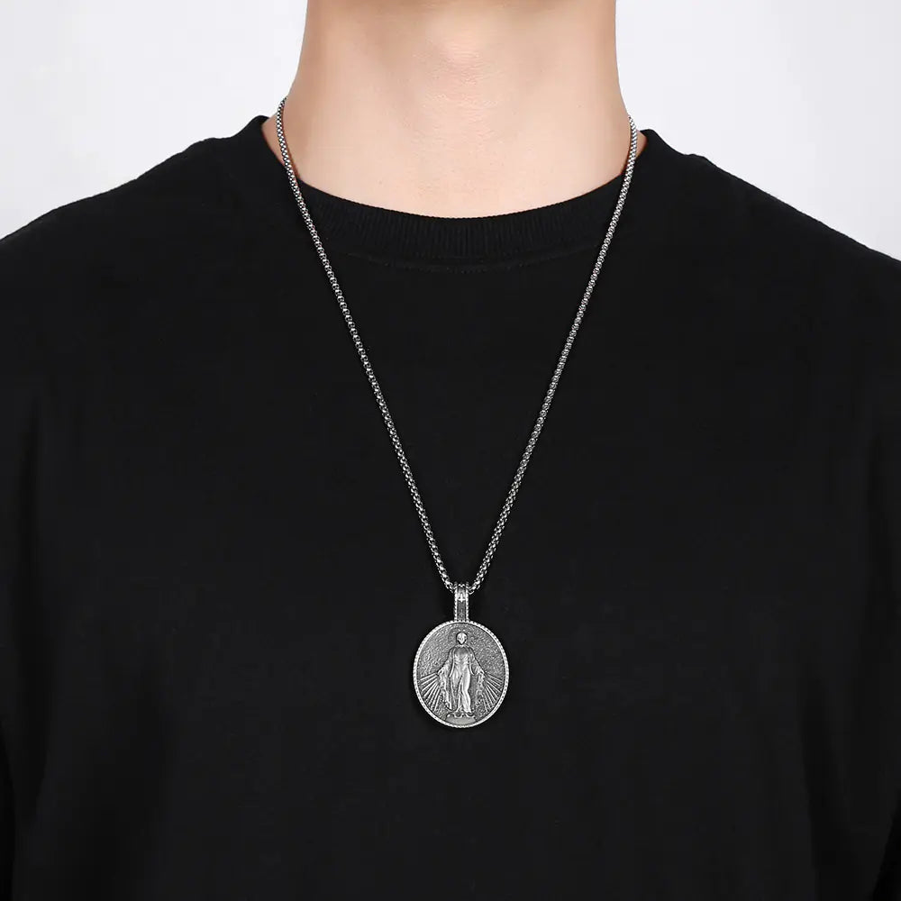 Vintage Charm Unisex Pendant Necklace