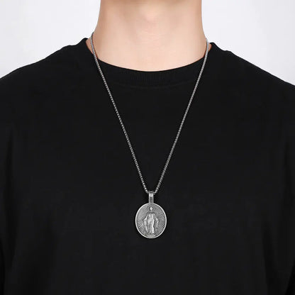 Vintage Charm Unisex Pendant Necklace