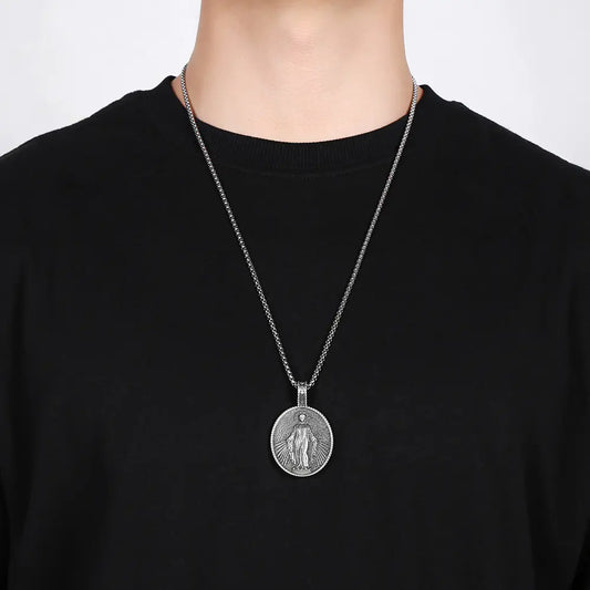 Vintage Charm Unisex Pendant Necklace