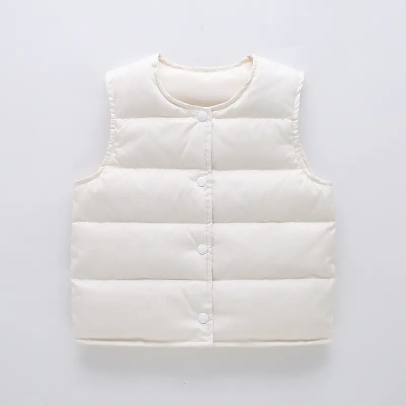 Kids' Lightweight Down Vest for Boys and Girls