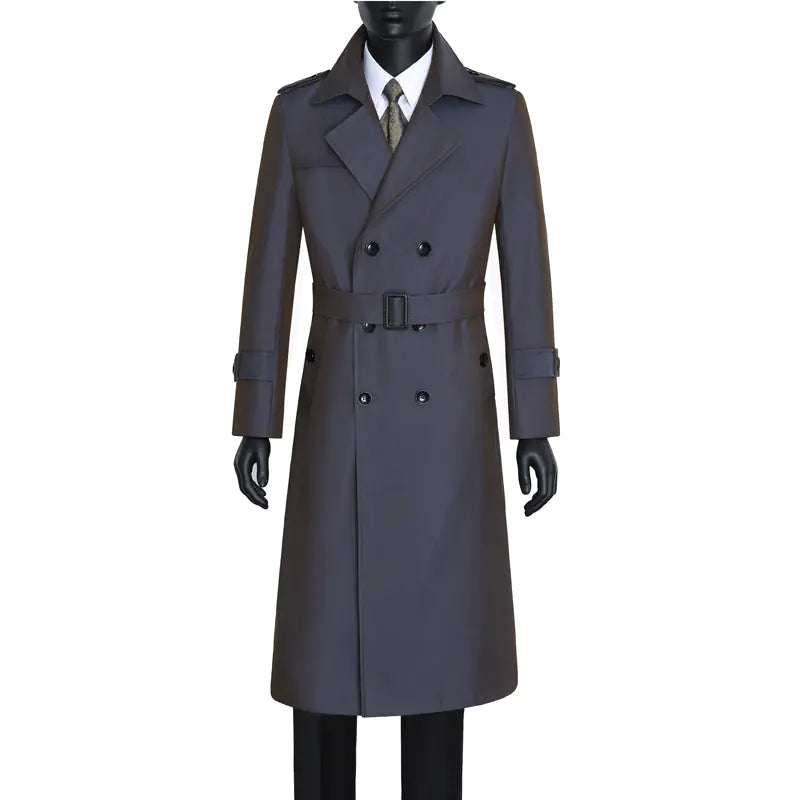 Men's Trendy Color Change Over The Knee Coat